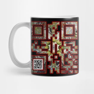 Art QR Code Abstract Mug